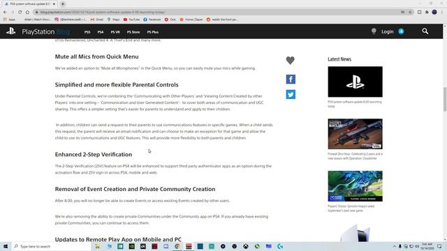 PS4 System Software Update 8.00 New Features смотреть онлайн