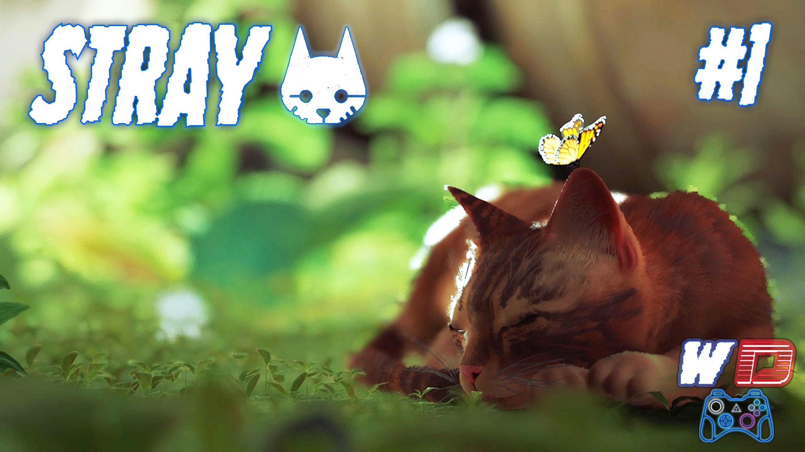 Stray. Прохождение #1. Похождение рыжего котика