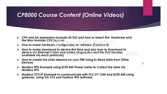 SICAM CP-8000 & CP-8050 Training Center Courses смотреть онлайн