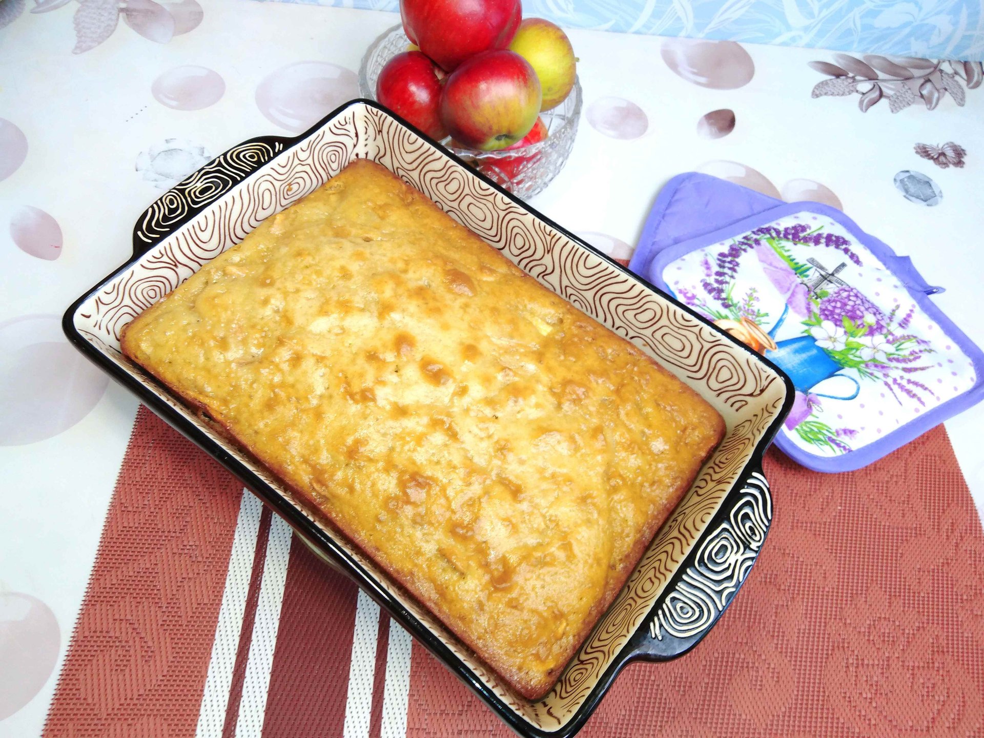 Яблочный пирог-тающий во рту!!Готовится за 5 минут + Выпечка,вкусно и просто!!! смотреть онлайн