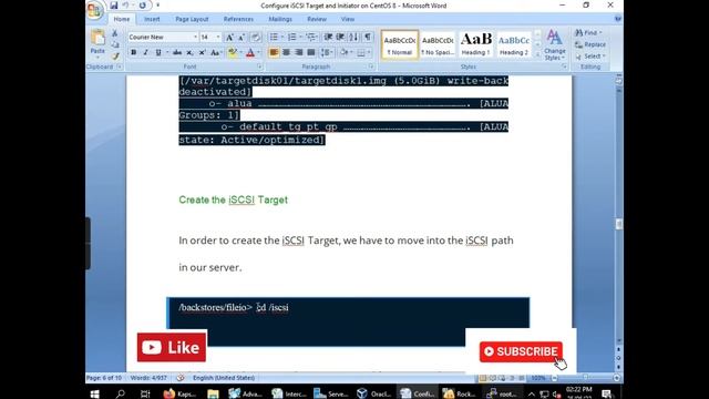 Configure iSCSI Target (Server) & Initiator (Client) in Linux CentOS 8/Rocky Linux/RHEL 8 Part-1 смотреть онлайн