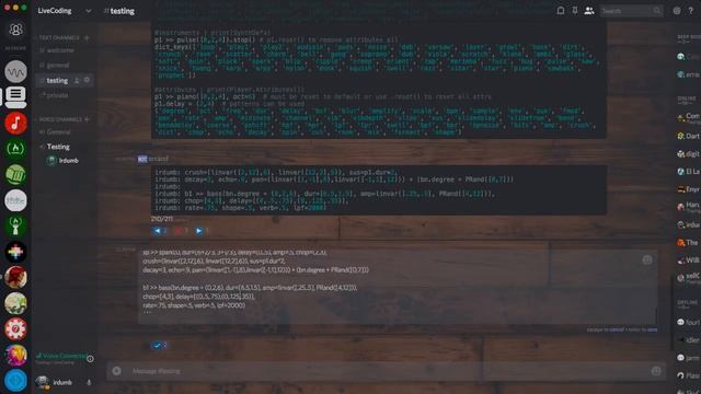 Red-DiscordBot LiveCoding Cog Experiment... ambient? смотреть онлайн
