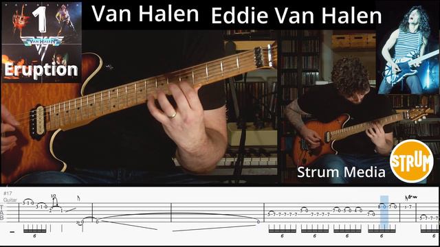Van Halen - Eruption Eddie Van Halen Guitar Solo (With TAB) смотреть онлайн