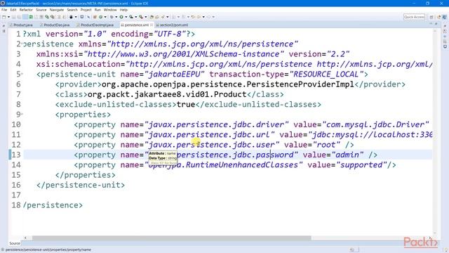 Jakarta EE 8 Recipes : DAO with JPA 2.2 and Bean Validation 2.0 | packtpub.com смотреть онлайн