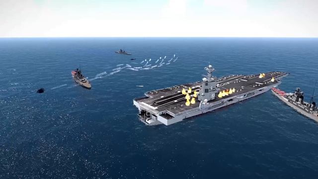 arriving in the Black Sea, US aircraft carrier carrying 200 armed vehicles was destroyed by Russia. смотреть онлайн