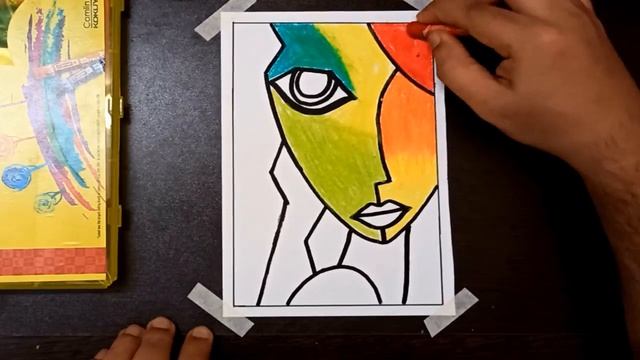 Abstract Face Drawing for beginners - Step by Step смотреть онлайн