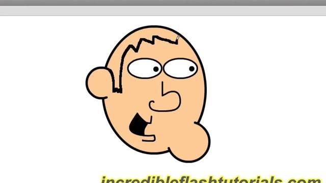 Adobe Flash Tutorial- How to Draw a Cartoon Character смотреть онлайн