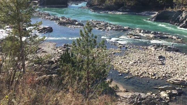 Горный Алтай, Бирюзовая Катунь, 14.10.2017г. смотреть онлайн