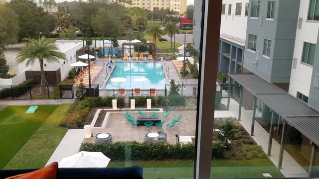 Aloft Hotel Orlando, FL Room Tour #travel #vacation #poolsideview смотреть онлайн