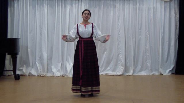 Айдинян Лианна, величальная песня Саратовской обл. "А кто у нас ходит холост" смотреть онлайн