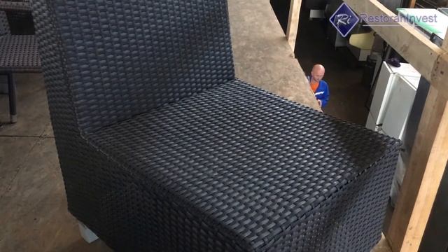 КРЕСЛО ПРЯМОЕ РОТАНГ ИСКУССТВЕННЫЙ ATO DESIGN KARIBIEN ШВЕЦИЯ смотреть онлайн