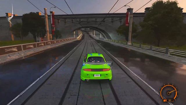 Mitsubishi Eclipse 1995 | Fast and Furious | Assetto Corsa смотреть онлайн