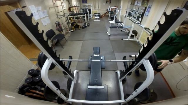 тренировка жима лежа/benchpress workout/вторая неделя смотреть онлайн