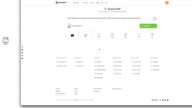 How to Convert Excel to PDF, with Smallpdf смотреть онлайн