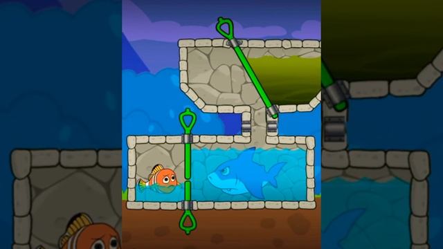 Fishdom Mini Game Nemo Scared by Shark | Today's Special #shorts смотреть онлайн