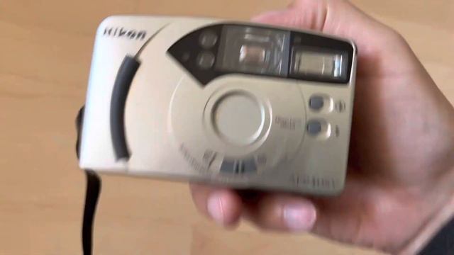 Nikon AF240SV retro 35mm film photo camera test review смотреть онлайн