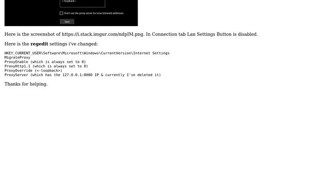 Unix & Linux: How to remove a Proxy Virus (127.0.0.1:8080) from windows 10? смотреть онлайн