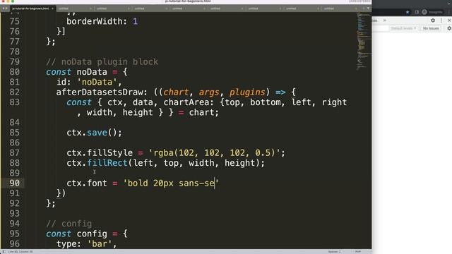 Display No Data Available if No Data is Available in Chart JS 4 смотреть онлайн
