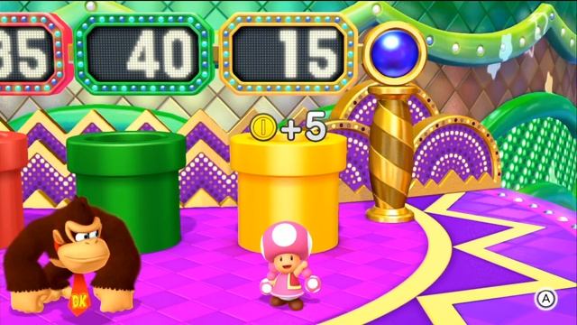 Mario Party 10 Coin Challenge - Toad vs Toadette vs Spike vs Donkey Kong Gameplay (2 Player) смотреть онлайн