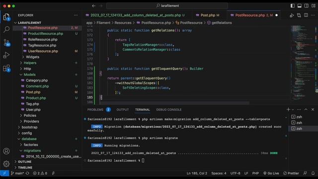 Laravel 10 & Filament - Soft Deletes смотреть онлайн