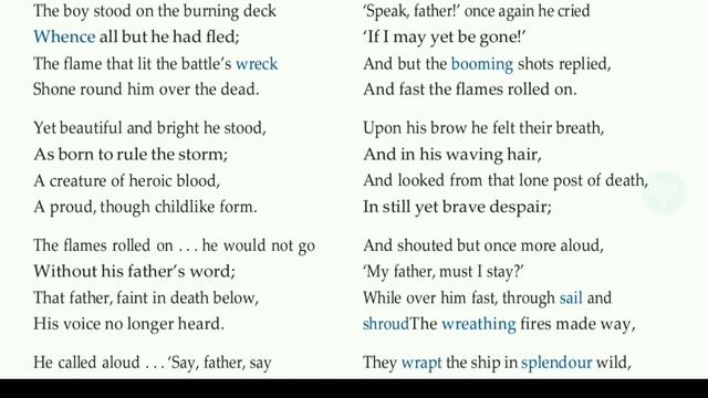 Casabianca Poem in Hindi | Casabianca Poem by Felicia Dorothea Hemans | Fable Fact смотреть онлайн