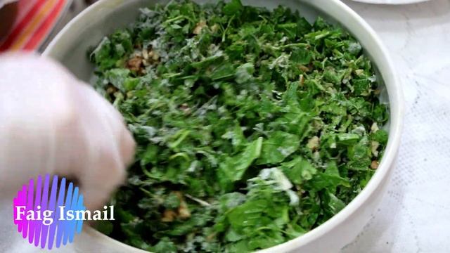 Карабахское Кюкю с орехами и чебрецом Азербайджанская кухня смотреть онлайн