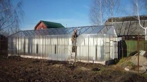 Съемная крыша теплицы для винограда.