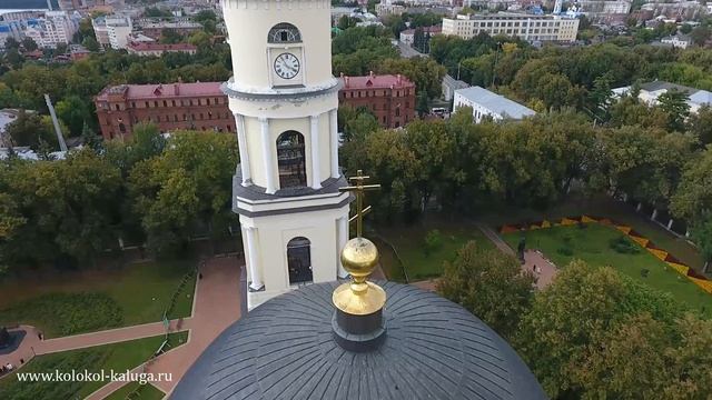 Реставрация креста на Калужском Свято-Троицком кафедральном соборе смотреть онлайн