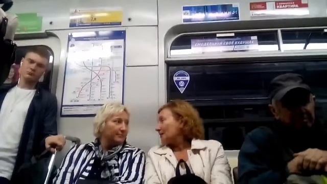 Санкт-Петербург поездка на метро от станции Купчино до станции Сенная площадь смотреть онлайн