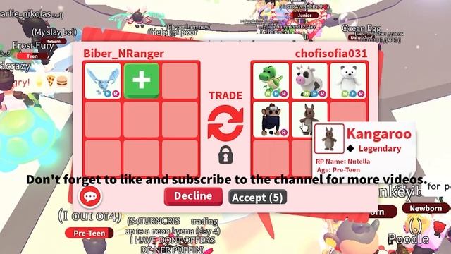 TRADING FR FROST DRAGON PART #1 ROBLOX ADOPT ME смотреть онлайн