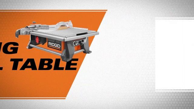 RIDGID 6 5 Amp Corded 7 in Table Top Wet Tile Saw R4021 T смотреть онлайн