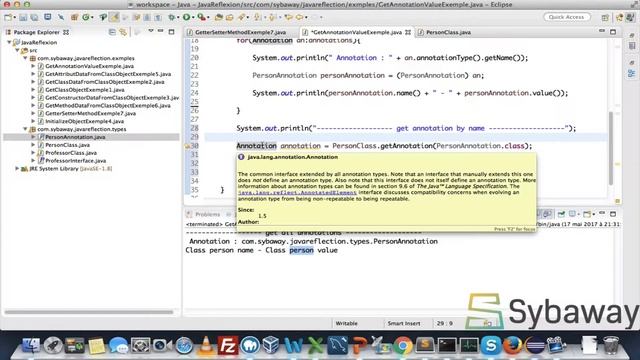 Tutoriel Java Réflexion : 41 - Gestion des annotations partie 3 смотреть онлайн