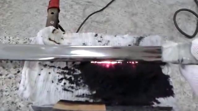 Цементация клинка закалка графитом смотреть онлайн