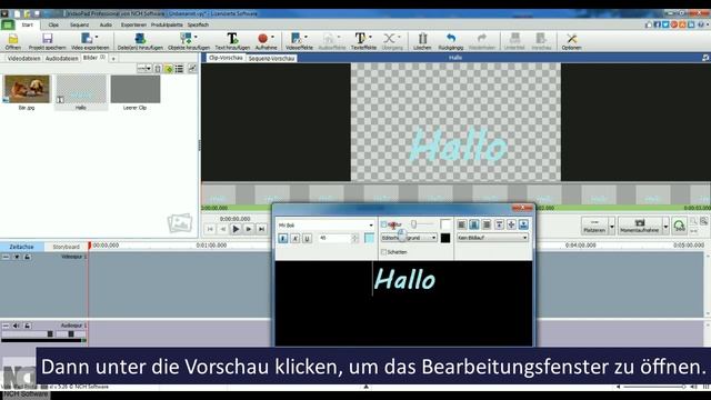 Text erstellen - VideoPad Video-Editor Tutorial смотреть онлайн