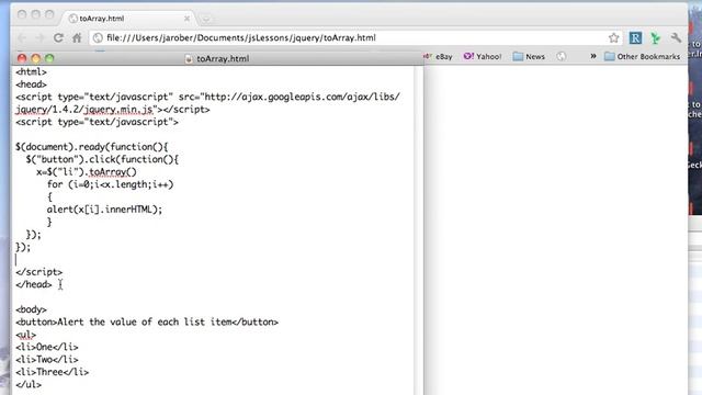 JS 4U 93: The toArray() Function смотреть онлайн