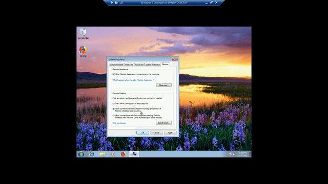 Running Win7 Ultimate in Widescreen HD 1920X1080 Resolution in Hyper-V Platform смотреть онлайн