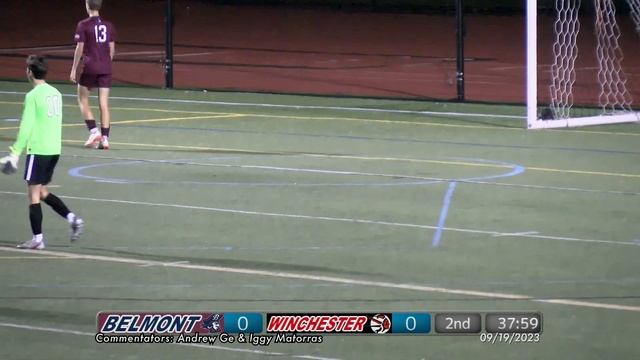 Belmont HS Boys Varsity Soccer: Marauders vs Winchester Red and Black 09/19/23 смотреть онлайн