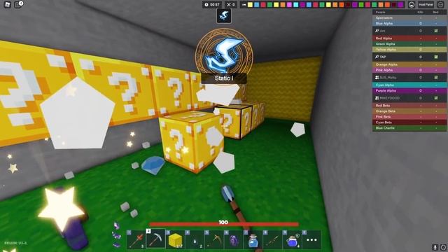 EXTREME Hunger Games, But We Only Use LUCKY BLOCKS.. (Roblox Bedwars) смотреть онлайн