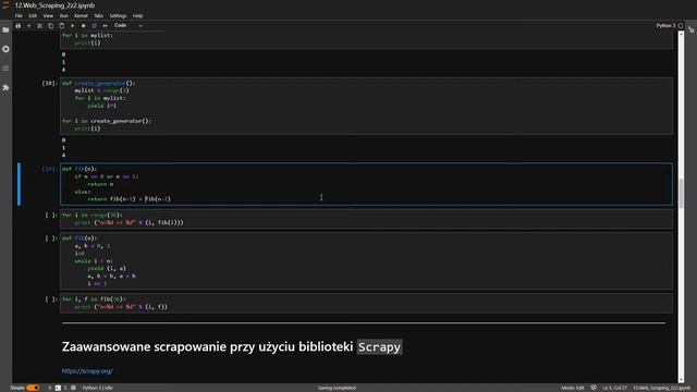 12 - Web scraping (2 z 2) смотреть онлайн