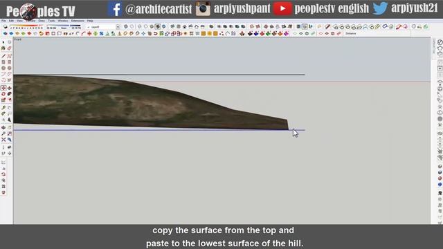 How to get CONTOUR LINES of any site in SKETCHUP and export it to AUTO CAD in three steps. смотреть онлайн
