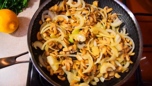 Брюссельский суп-пюре с грибами!