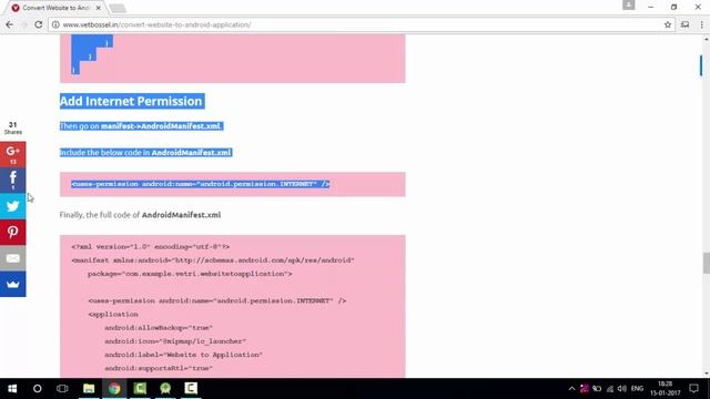 Convert Website to Android Application - Android Studio смотреть онлайн