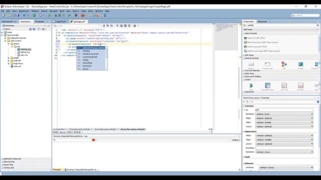 2 - Design login page part 2 with Oracle ADF смотреть онлайн