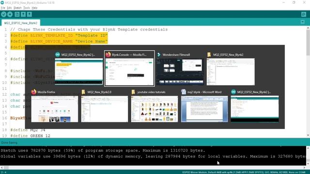 Gas Monitoring with Blynk2.0 IoT App and Cloud Web Dashboard: Learn How to Use MQ2 Gas Detector! смотреть онлайн