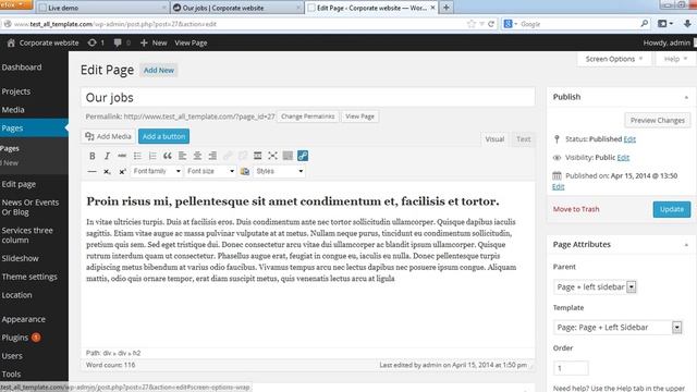 Make One Page website for corporate business, marketing, Portfolio using wordpress theme A-Z смотреть онлайн