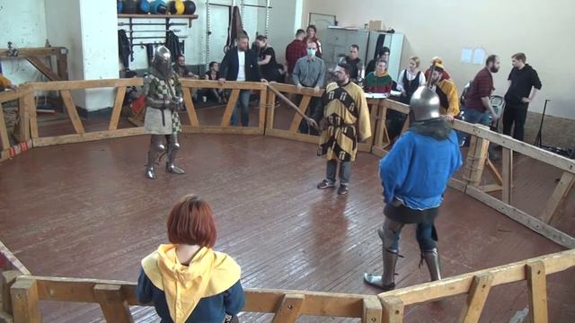 ИСБ турнир "En Garde!".Москва. Мужчины. Полуторный меч. Бой 13. Медведев VS Кулага смотреть онлайн