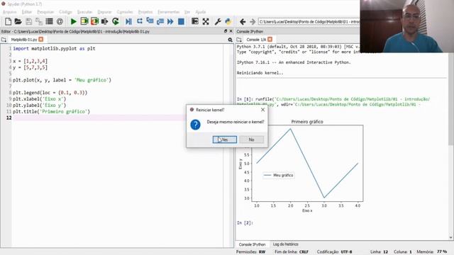 Matplotlib 2 - Configurando saída gráfica no Spyder e Jupyter смотреть онлайн
