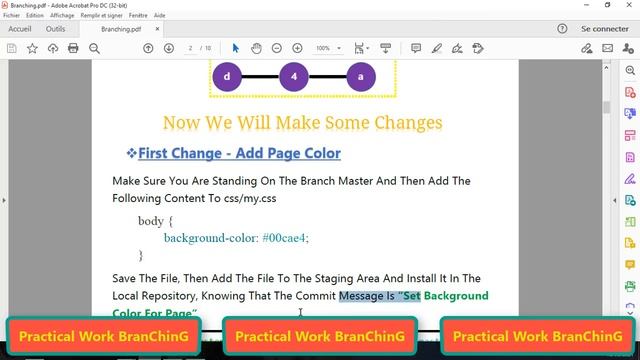 #23 : Course Git && Github | Practical Work About Branching | Git Branch | Part 2 смотреть онлайн
