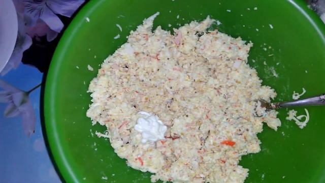 Острая закуска из плавленных сырков с крабовыми палочками! смотреть онлайн