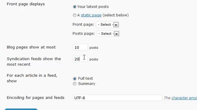 Wordpress Tutorial For Beginners Part 18 - Reading Settings смотреть онлайн